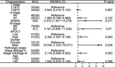APOC1 predicts a worse prognosis for esophageal squamous cell carcinoma and is associated with tumor immune infiltration during tumorigenesis